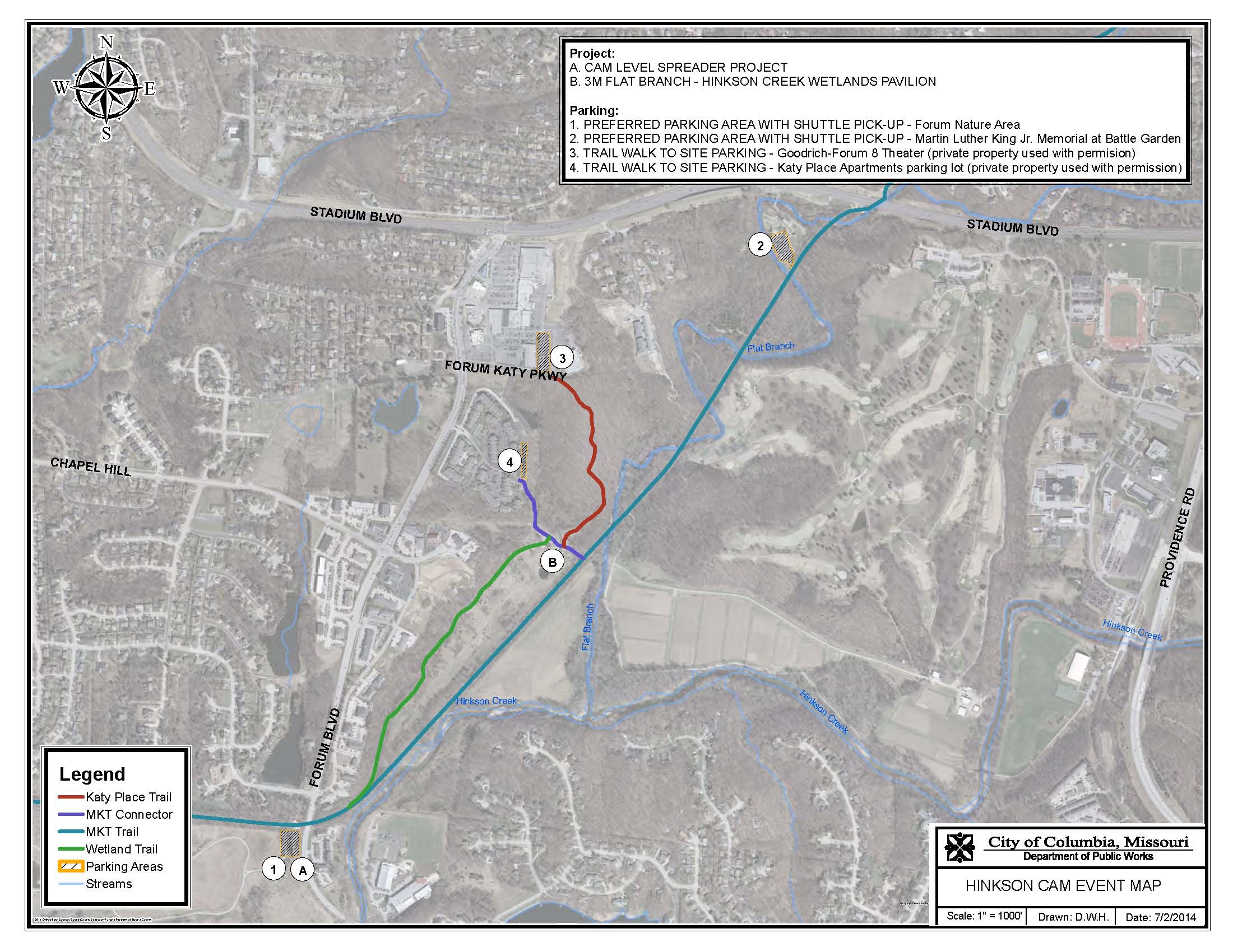 Hinkson Creek CAM Event Map